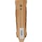 Ekena Millwork 3 1/2"W x 9"D x 12"H Medium Hudson Acanthus Wood Corbel, Alder CORW04X09X12HDAL - alternate 2